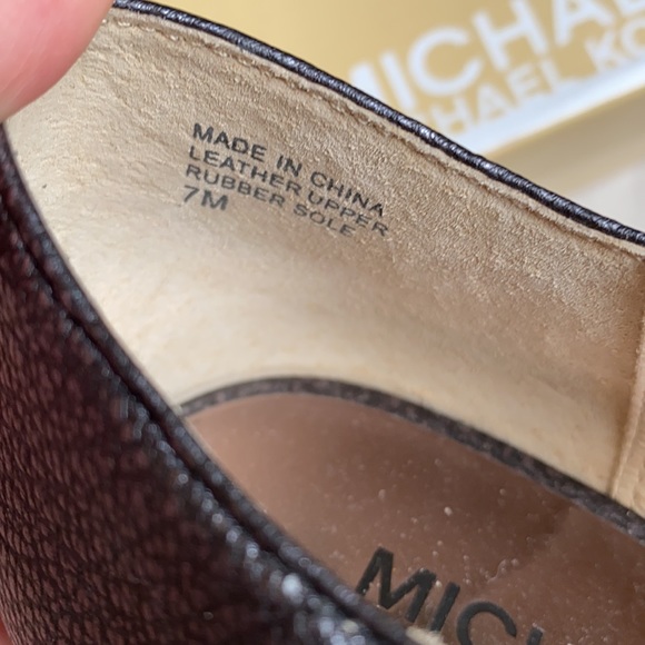 Michael Kors Webster Open Toe Metallic Heels - Picture 12 of 13